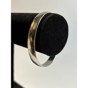 Vintage Bracelet Silver Tone‎ Delicate Bangle Retro Style Signed Monet